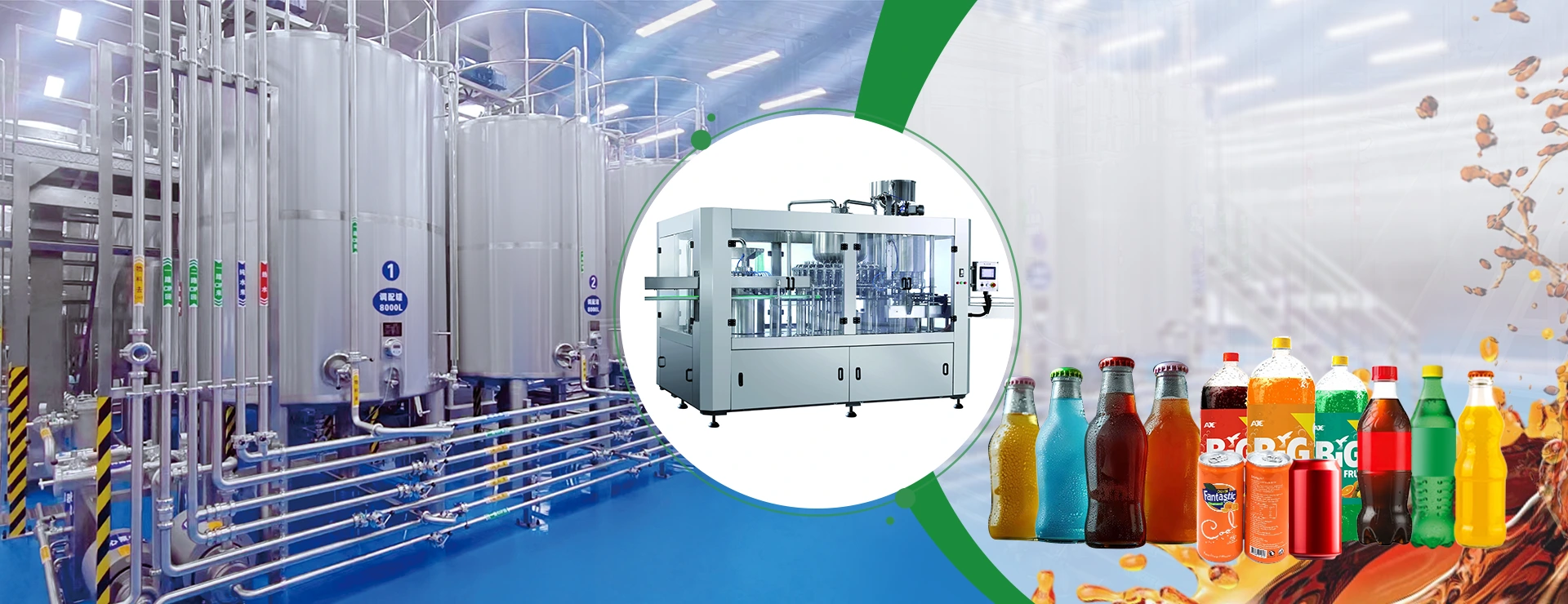 Produktionslinie für kohlensäurehaltige Getränke in China