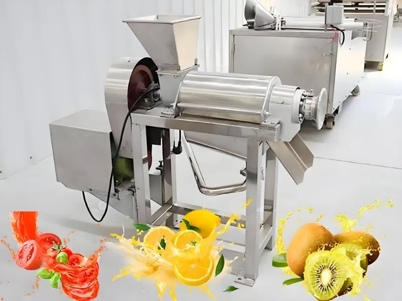 Wie funktioniert eine Saftproduktionslinie?