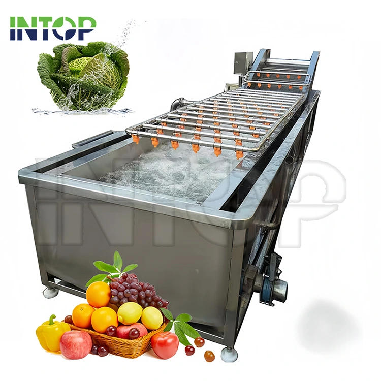 Blasenwaschmaschine für Obst und Gemüse