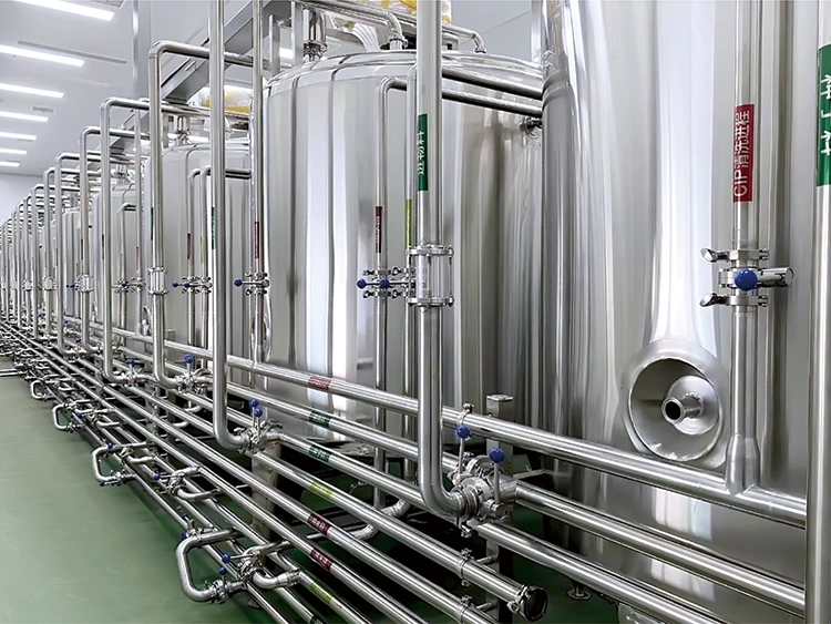 Intop baute für einen Kunden in Vietnam eine Produktionslinie für Milch und Joghurt