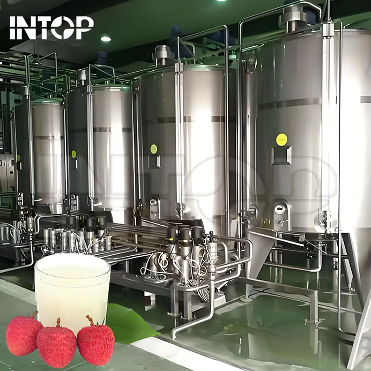 Litschi-Saft-Produktionslinie