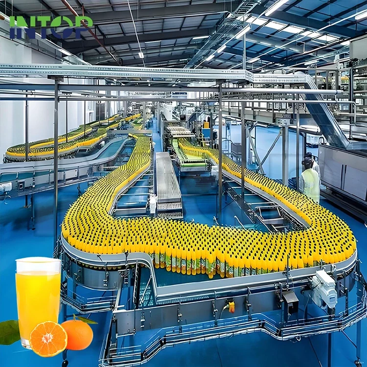 Orangensaft-Produktionslinie